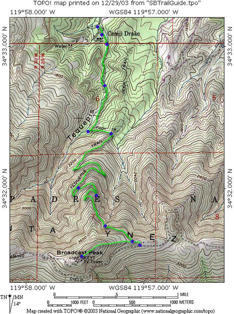 Tequepis Trail Map